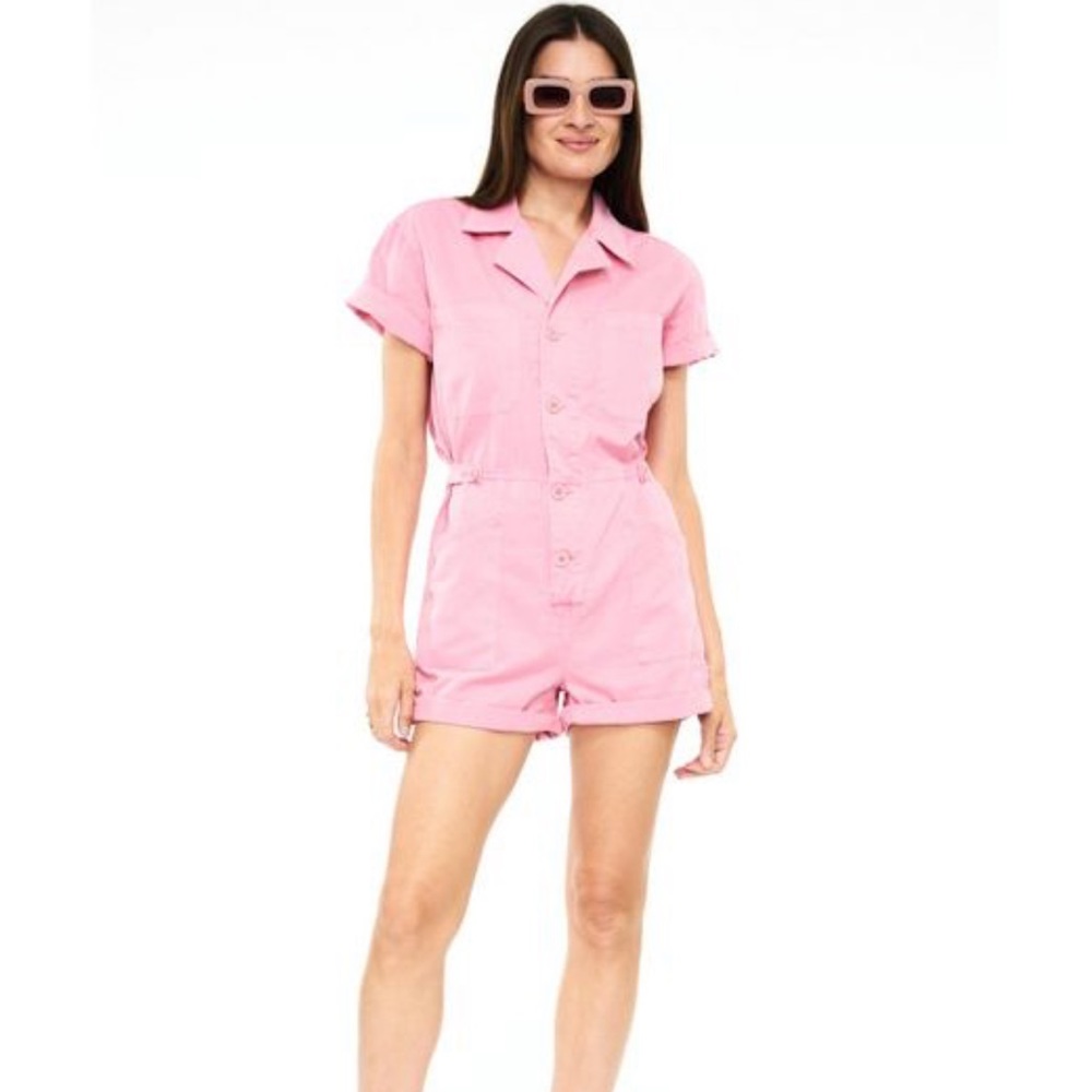 Pistola pink utility romper